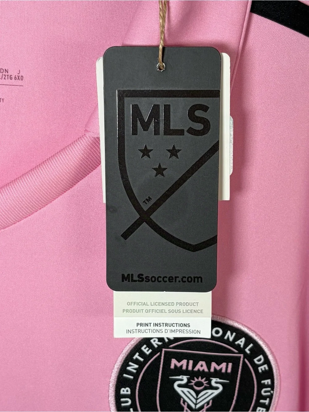 Adidas Inter Miami CF 22/23 Home Jersey True Pink & Black Size 2XL Futbol Soccer